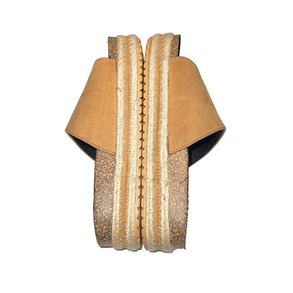 Qupid Espadrilles Everyday Black Tan Sandals Women’s Size 6 - Picture 6 of 10